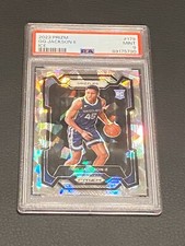 2023 GG Jackson II Silver Ice Panini Prizm RC #179 Knicks PSA 9 (OBO)