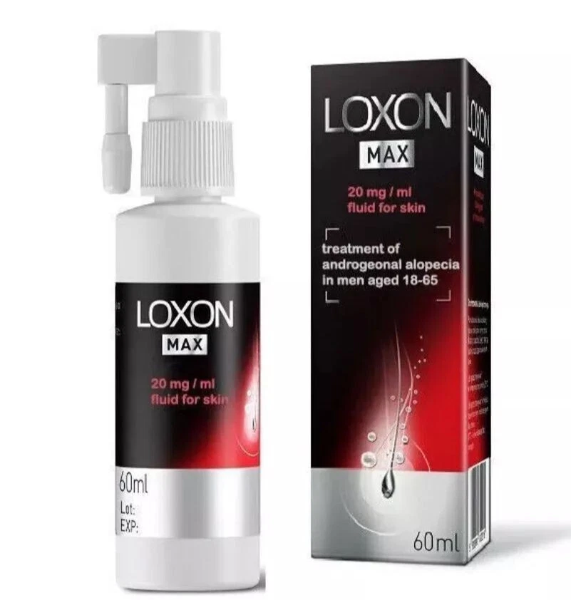 Loxon Max 5% Hair Loss Treatment Solution Spray Serum ,60ml