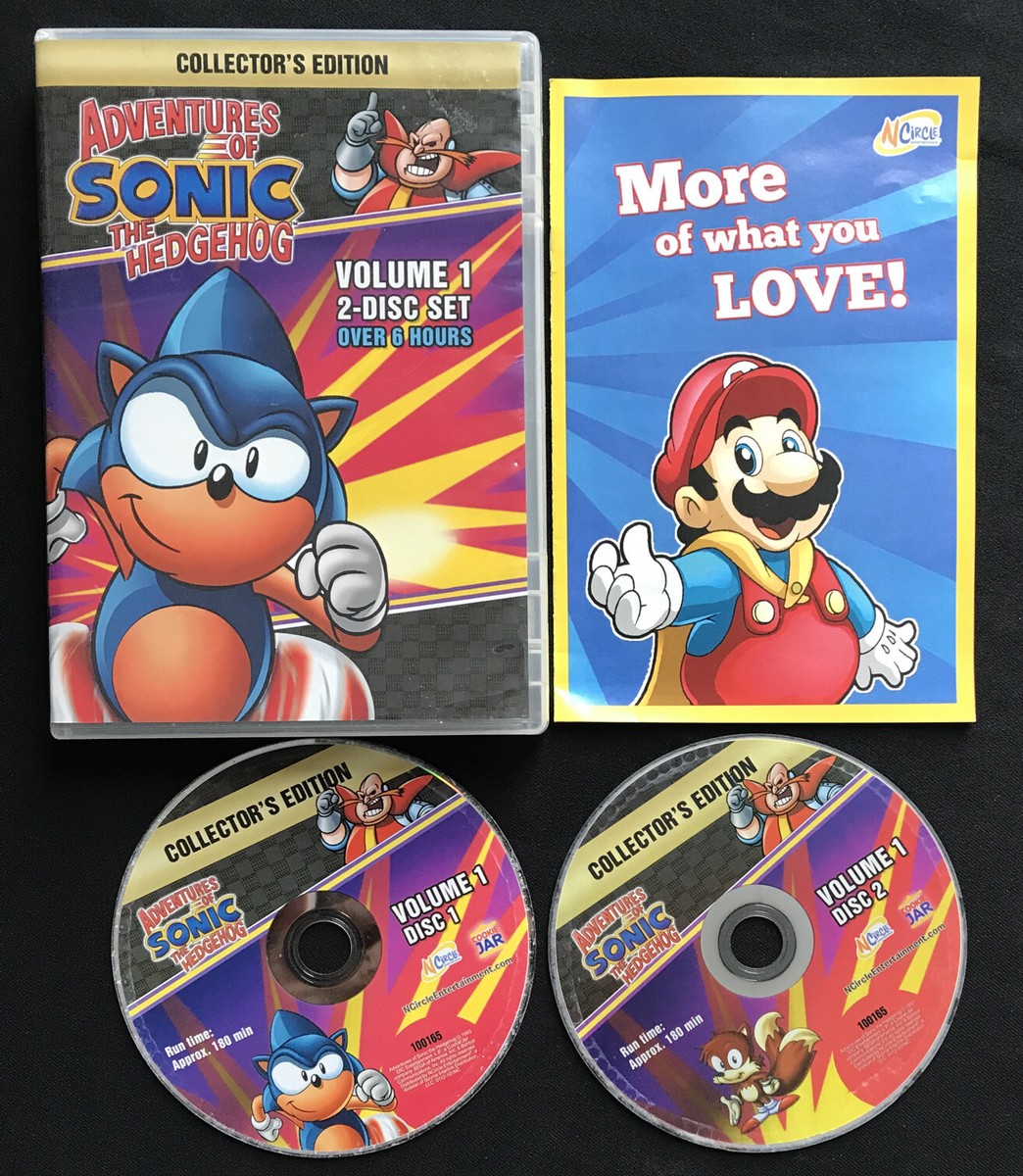 Adventures Of Sonic The Hedgehog: Vol 1 (DVD, 2-Disc Set) tv show