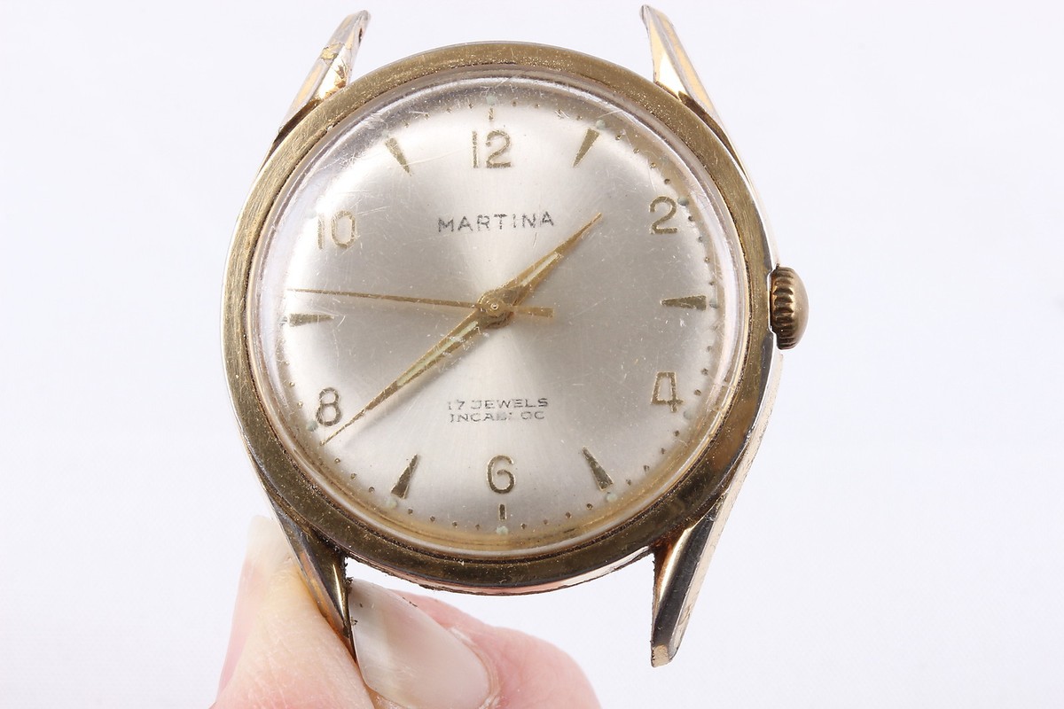 Montre Mécanique Vintage Alveta 17 Rubis – Boîtier Argenté – Occasion Très Bon État