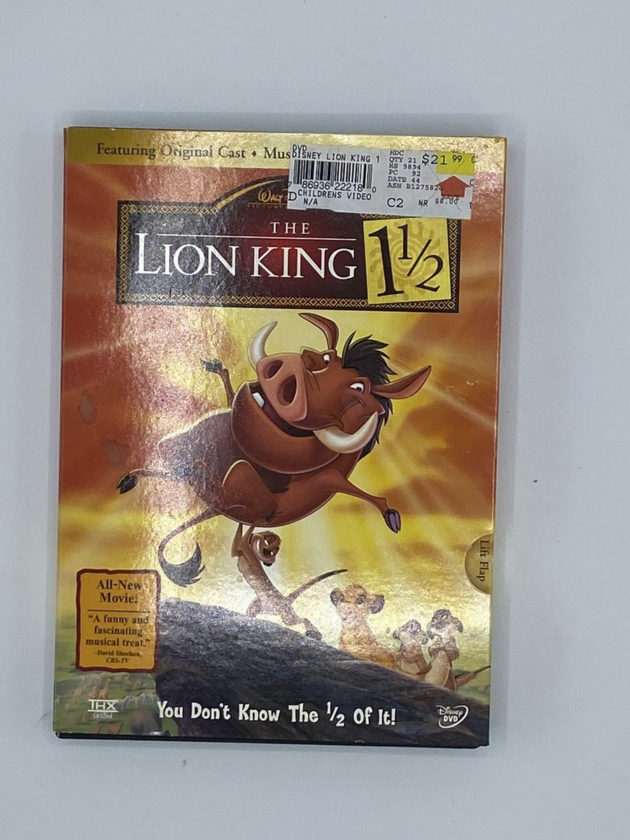 The Lion King 1 1/2 (DVD, 2004, 2-Disc Set, Limited Edition
