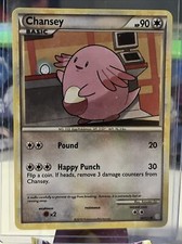 Pokémon TCG Chansey Heartgold Soulsilver 58/123 Regular Common LP on eBay