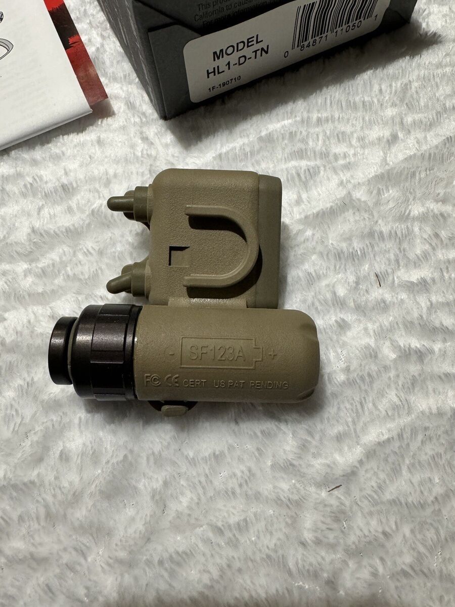 SUREFIRE HL1-D-TN HELMET LIGHT Multi-Use High-Performance SUREFIRE HL1-D-TN HELMET LIGHT Multi-Use High-Performance