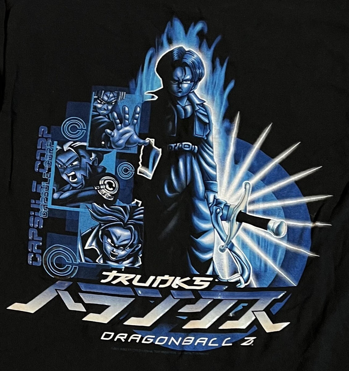 dragonball z MICHAEL ロングスリーブＴシャツ　2002 Dragon Ball Z Medium M Future Trunks Long Sleeve T-Shirt DBZ