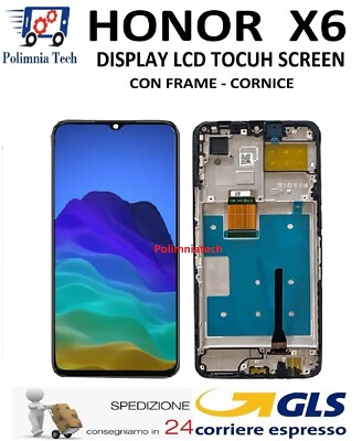 Display Touchscreen Honor X6 - X 6 VNE-LX1 LX2 Glas Rahmen Original GLS