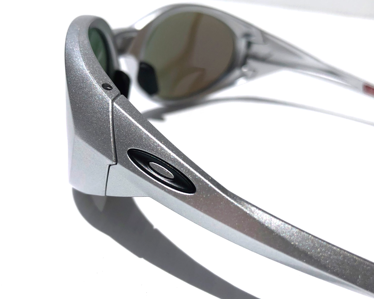 NEW Oakley EYE JACKET REDUX Silver POLARIZED Galaxy JADE