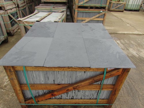 Slate Tiles Flooring 5m2 600x400 10mm Thick Graphite Black Brazilian FREE DEL - Picture 3 of 8