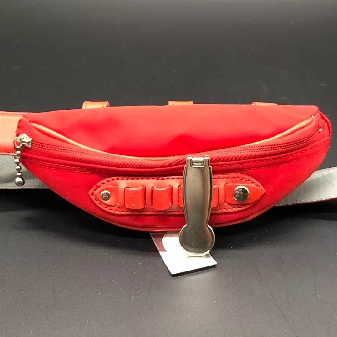 Authentique sac pochette Christian Dior sport vintage taille rouge