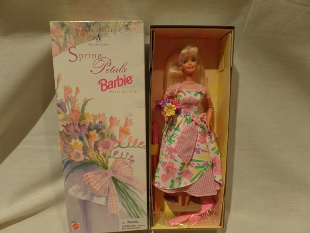 spring petals barbie value