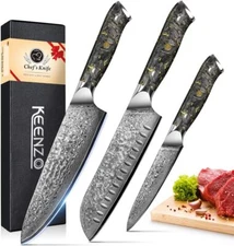 Damascus Kitchen Chef Knife/Santoku Knife VG10 Damascus Steel Hand forged Knife