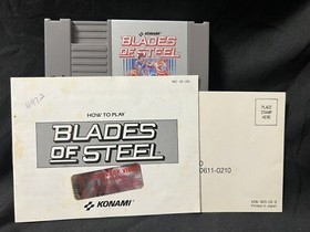 Blades Of Steel CIB Nintendo NES Authentic Tested Working Free Ship video game