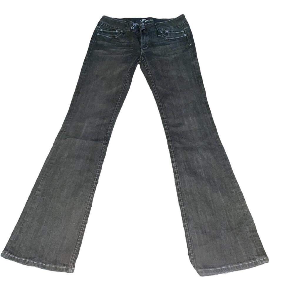 Miss Me Brown Jeans Bootcut Size 30 Rare image 4