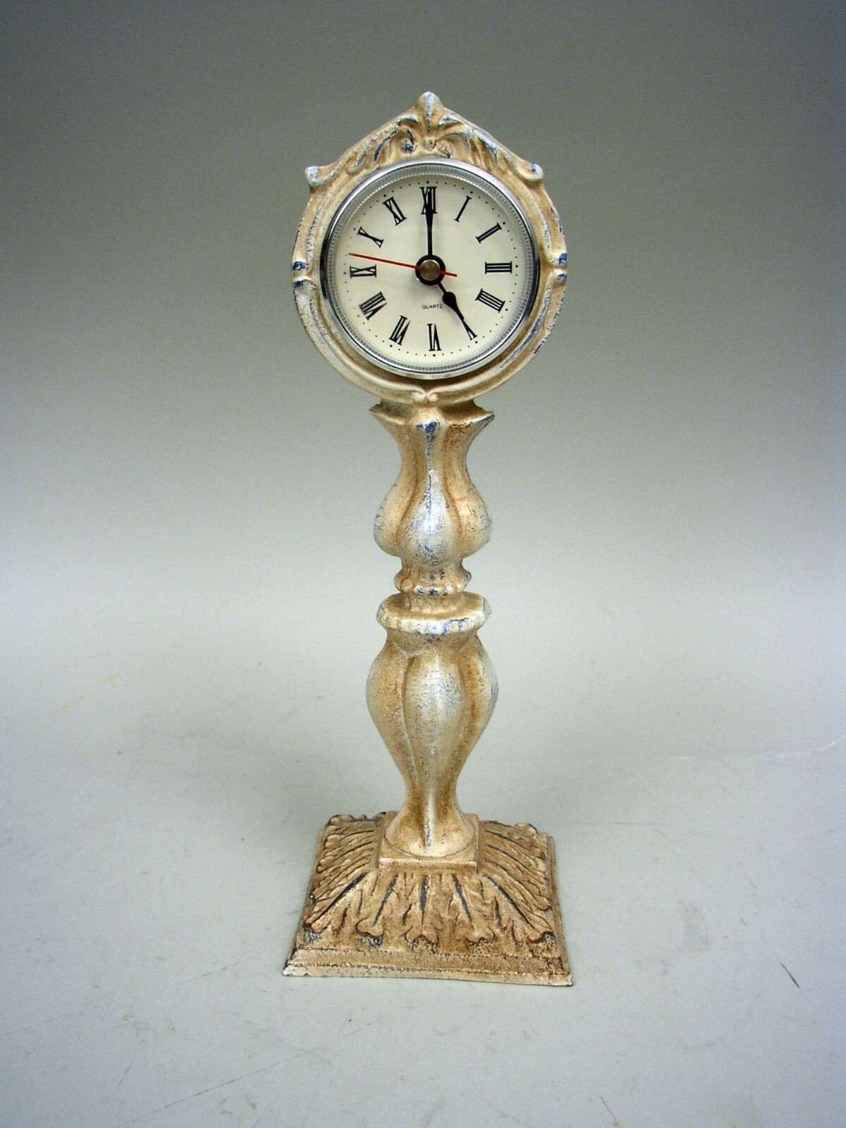 10" Wrought Iron Table Clock - Working With New Battery