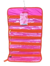 Lindsay Phillips Gulfport snap storage zipper vinyl bag hanging organizer travel