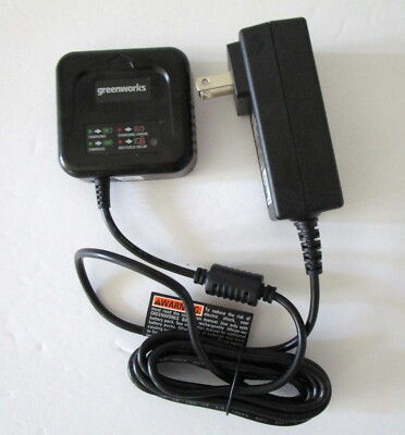 Greenworks Genuine  Compact Lithium-Ion Battery Charger for 40v Batteries NEW