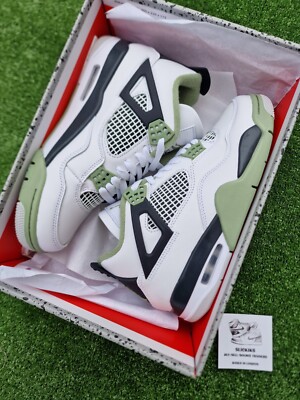 Air Jordan Retro Sea Foam Oil Green Size UK US UK