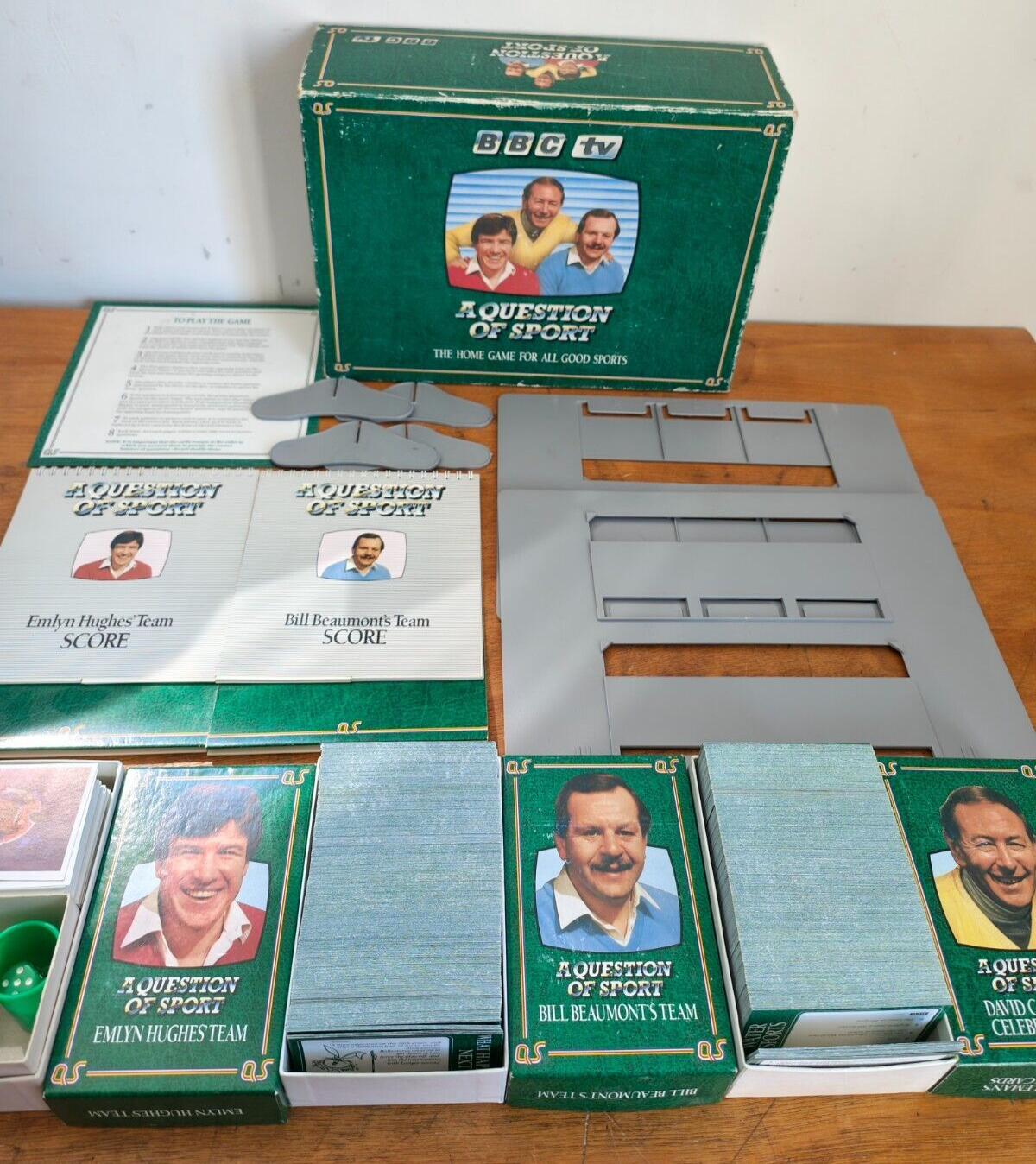 Vintage BBC A Question of Sport Board Game Missing Chase Cards 1986 Playable