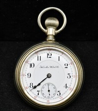 1903 Hamilton 21 Jewel Open Face Rail Road Pocket Watch  WATCH058