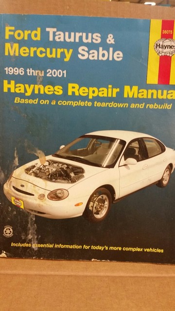 Haynes Repair Manual,Ford Taurus,Mercury Sable 1996 - 2001 | eBay