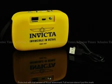 INVICTA PORTABLE BLUETOOTH WIRELESS SPEAKER WITH FM RADIO YELLOW - MODEL 31494