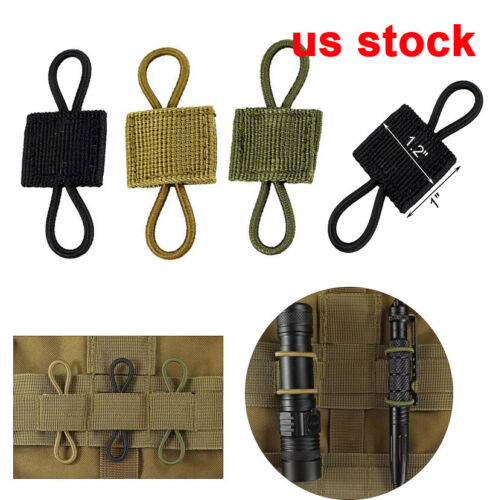 Tactical Molle System Backpack Accessories Attachment PTT Antenna Binding Buckle - Afbeelding 1 van 15