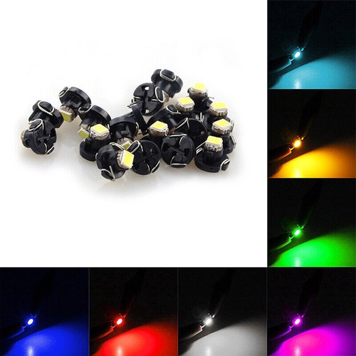 10/20pcs T3 Neo Wedge Auto Car Instrument Cluster Panel Lamps Gauge LED Bulbs . - Picture 6 of 12