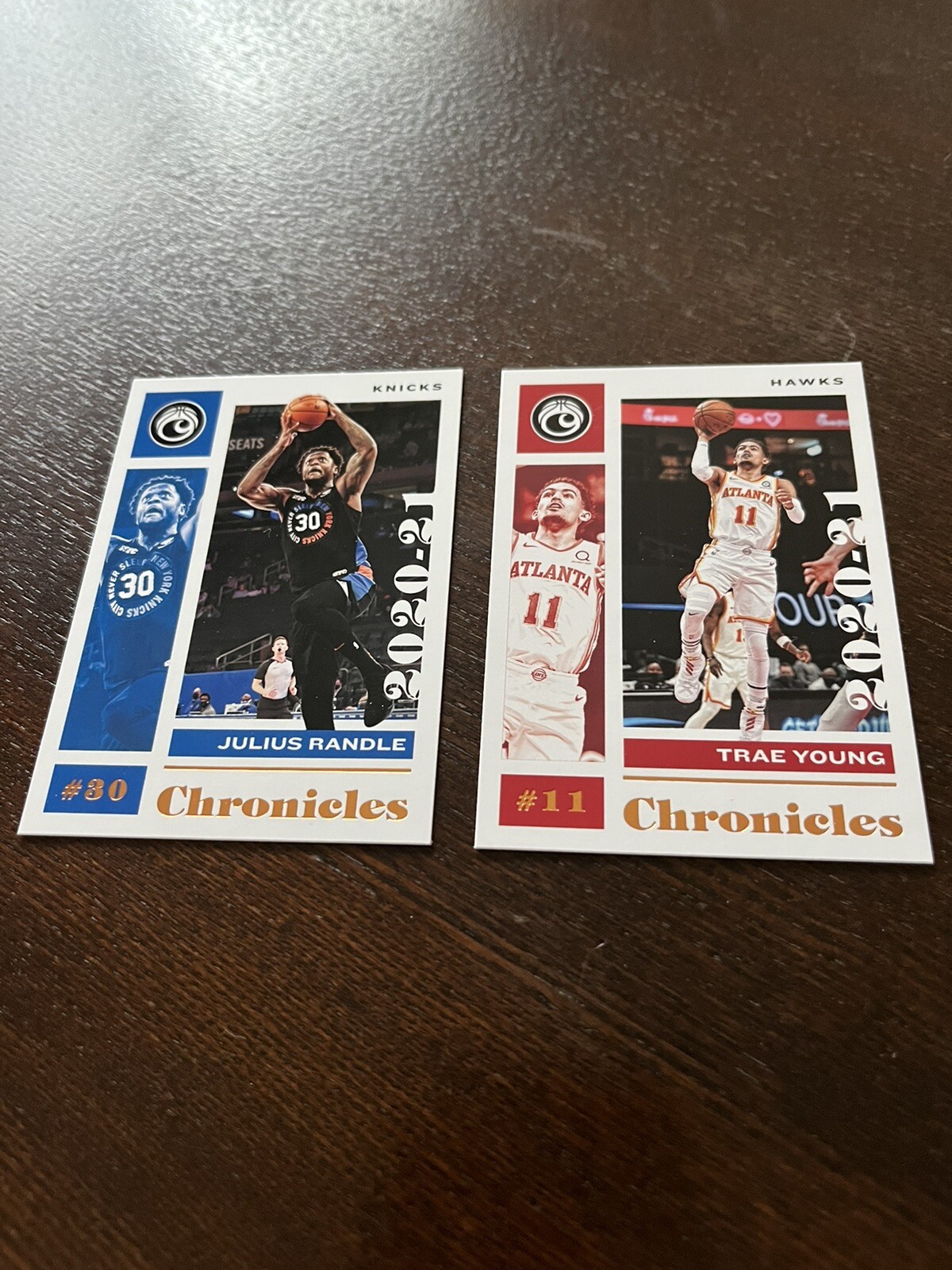 2020-21 Chronicles Basketball BRONZE Julius Randle #12 Trae Young #7