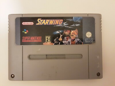 Jeu SNES Starwing (Starfox) – Avec Notice – Bon état – Nintendo 1993