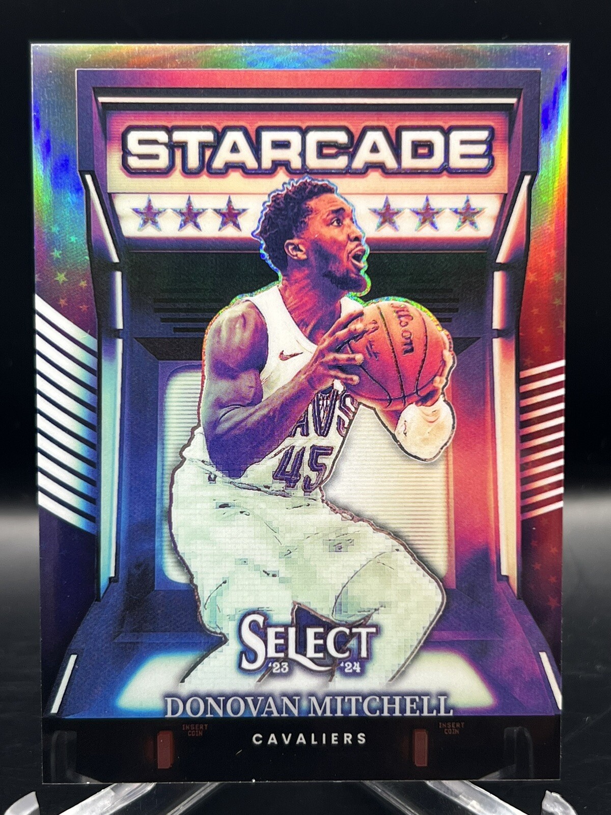 DONOVAN MITCHELL 2023-24 Panini Select STARCADE CASE HIT SSP #8 Cavaliers 🔥🏀