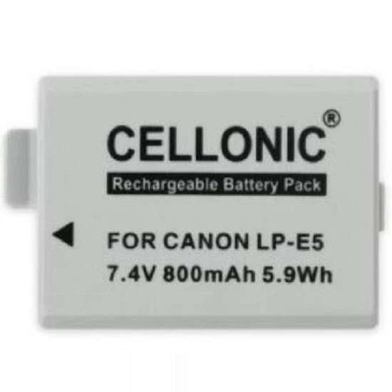 Batterie pour Canon EOS 1000D EOS 500D EOS 450D EOS Rebel 800mAh LP-E5 - Photo 1/1