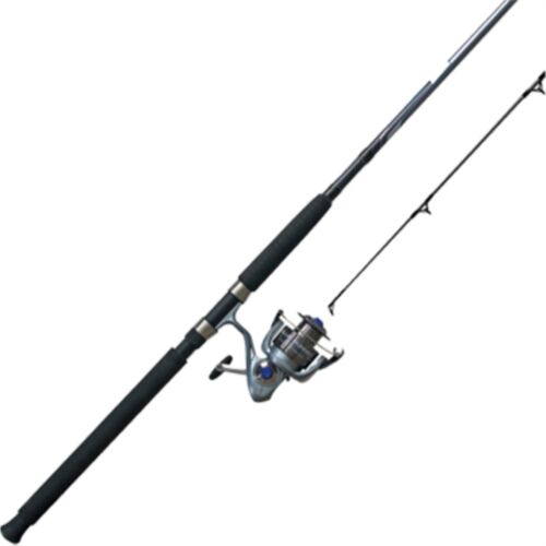 Spinning Combo, Medium Heavy Fishing Pole and 5.9ft & Spinning Reel Purple