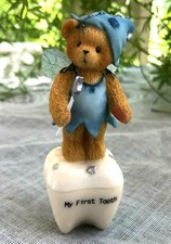 CHERISHED TEDDIES - TOOTH FAIRY COVERED BOX BLUE