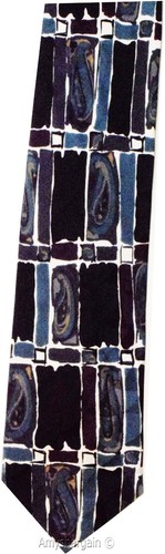 Calvin Klein Neck Tie, 100% Silk tie, Neck wear Made in USA, New Designer tie - Picture 3 of 12