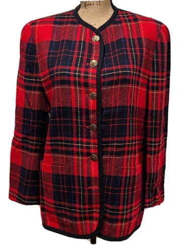 WOMEN SIZE 10 LIZ CLAIBORNE RED BLUE 