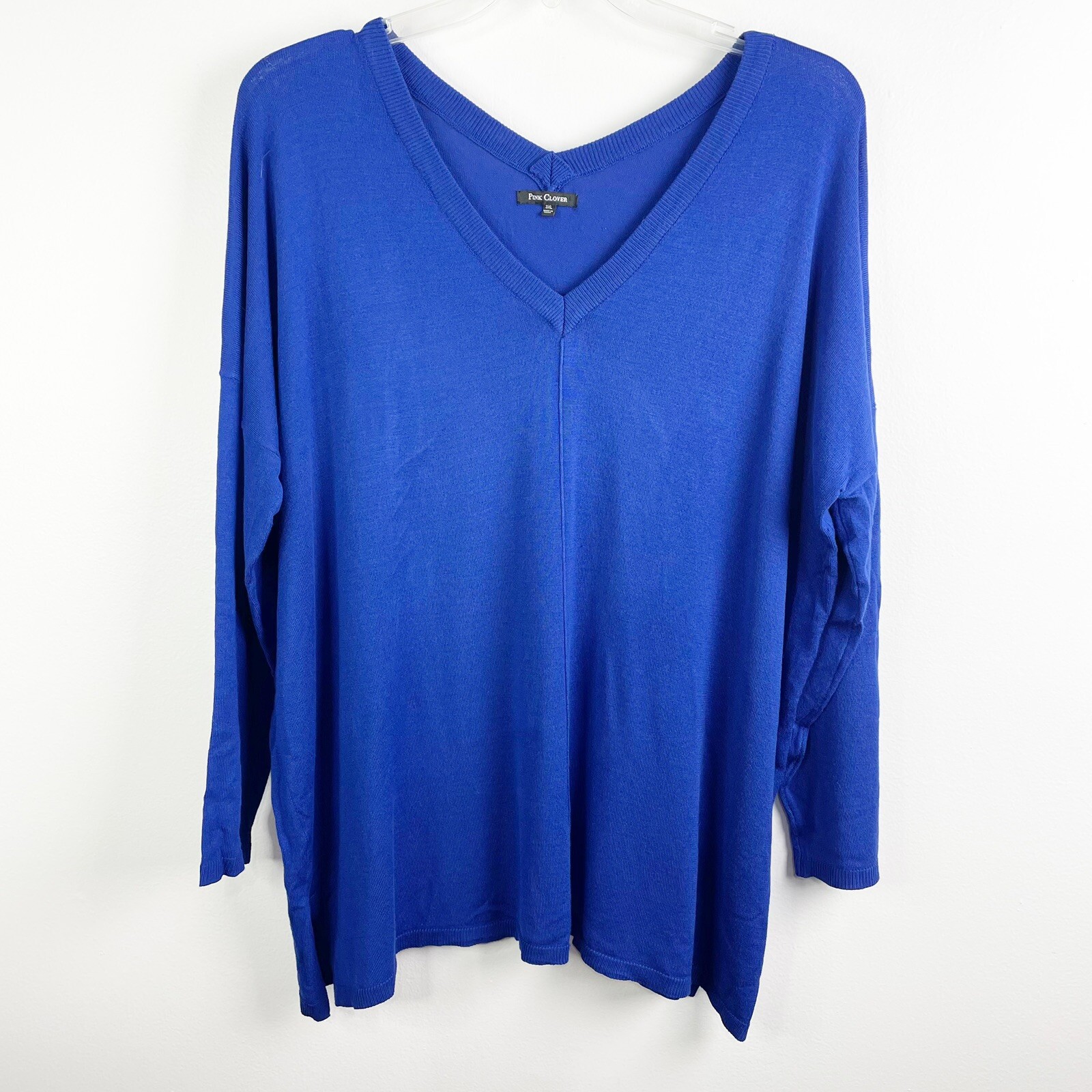 royal blue pink sweater