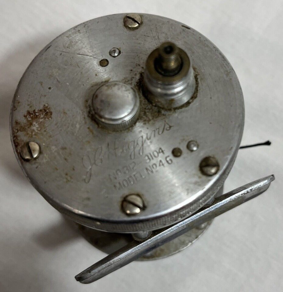 Moulinet De Pêche Vintage JC Higgins Modèle 312-3107 - Ancien, Gravé, Pièce De Collection