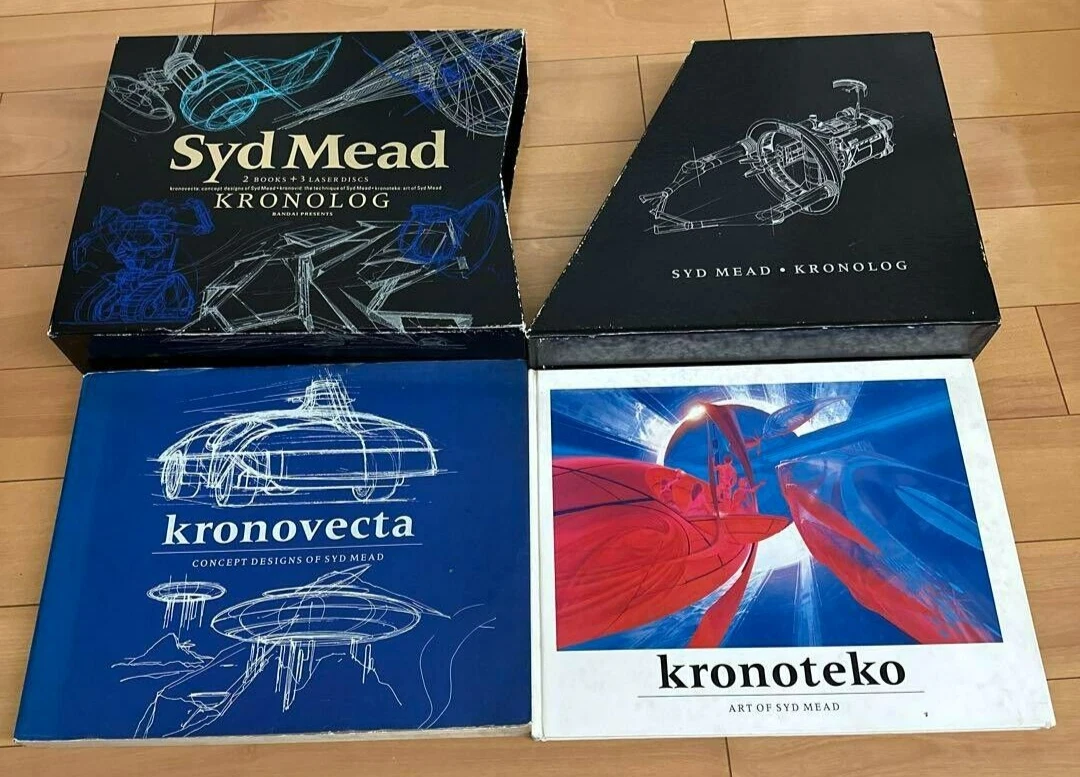 Syd Mead Kronolog lllustration Book 【 No kronovid (3 laser discs) 】Japan