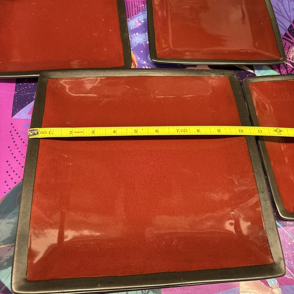 Better Homes & Gardens Anderson Rust Brown Square-Shaped Stoneware 6 Piece - Image 3 of 4