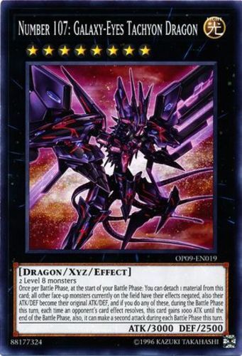 Number 107: Galaxy-Eyes Tachyon Dragon - OP09-EN019 - Common - Unlimited x1 - Li