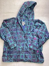 Eastern Mountain Sports Jacket XL Multicolor Geometric Pattern Popover Vintage