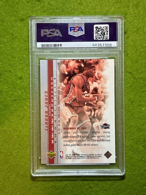 LEBRON JAMES ROOKIE CARD PSA 9 CAVS SP RC 2003 LeBron James