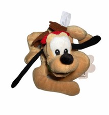 Disney Mouseketoys Pluto Reindeer Antlers Christmas Plush Bean Bag Toy