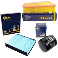 Inspektionspaket Filterset SCT FüR Ford Galaxy S-Max Mondeo IV Turnier 1.8 Tdci