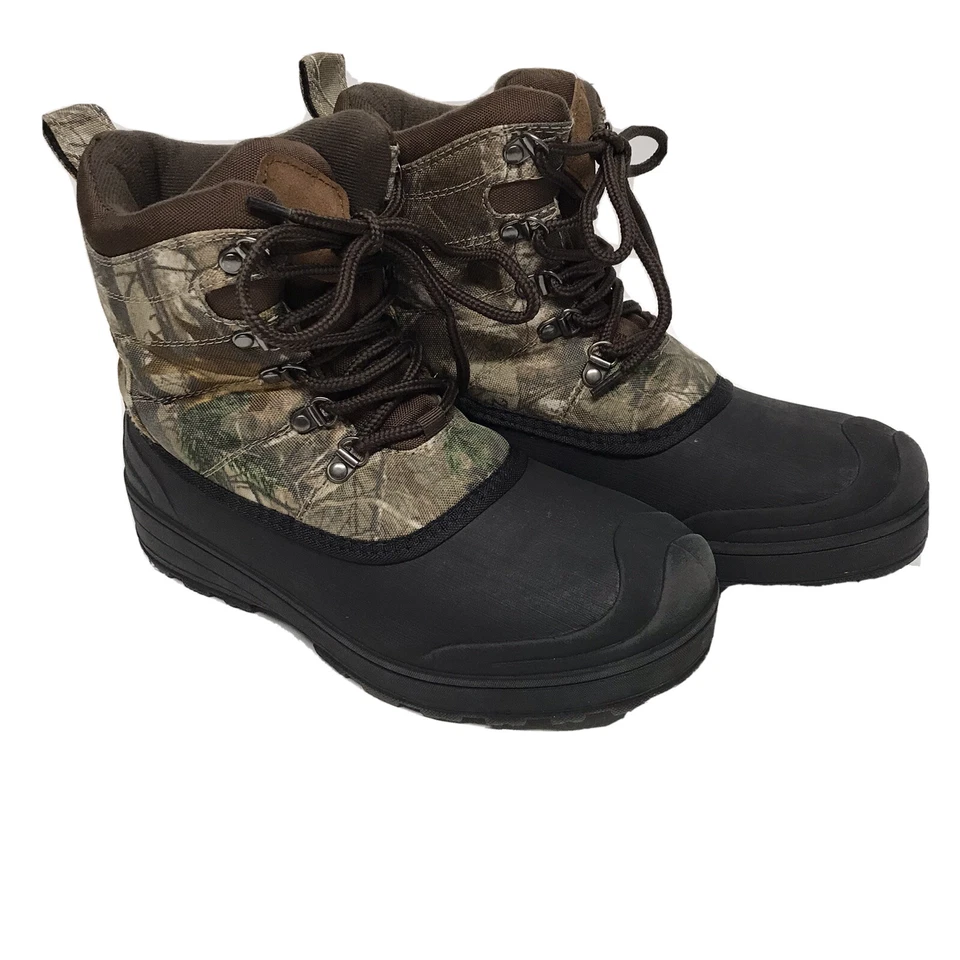 Botas de nieve Ozark Trail para hombre 7.Camo 3M Thinsulate impermeables invierno barro con cordones Foto 4 de 4