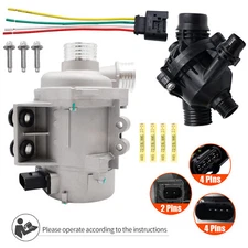 Electric Engine Water Pump For 06-12 BMW 128i 325i 328i 330i 525i 528i X3 X5