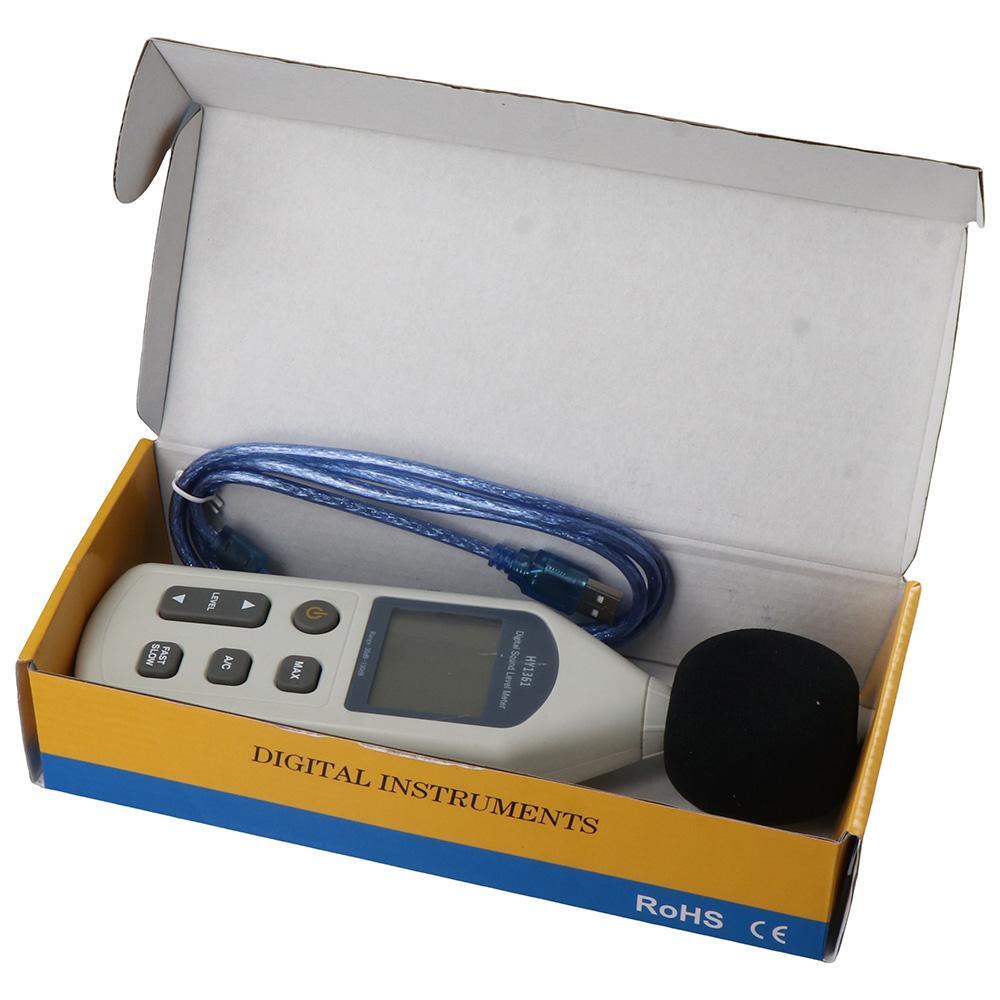 Backlight LCD Display Decibel Meter Decibel Monitoring Tester Noisy