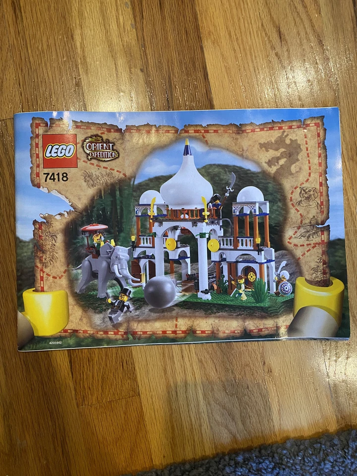 LEGO Aventureros Orient Expedition #7418 Palacio Escorpión Piezas Completas Sin Caja Foto 2 de 4