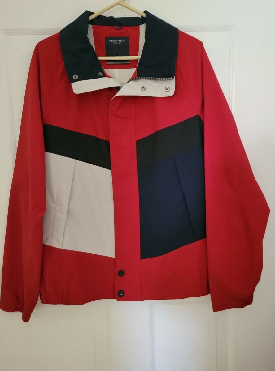 Nautica Sailing Color Block jacket SZ M | eBay