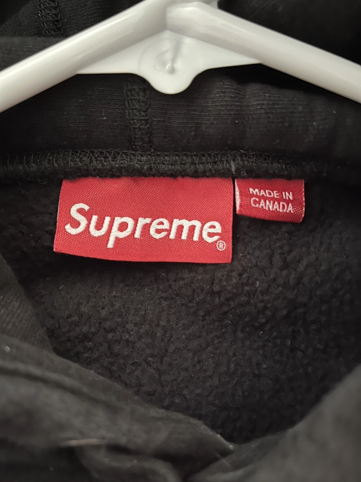 Spazzola con cappuccio scatola con logo Supreme FW 2017 grande