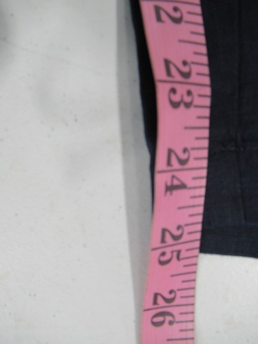 Quince 100% European Linen Pants NAVY Ankle Wide Leg Relaxed Fit Size S *NWT* - Picture 8 of 11